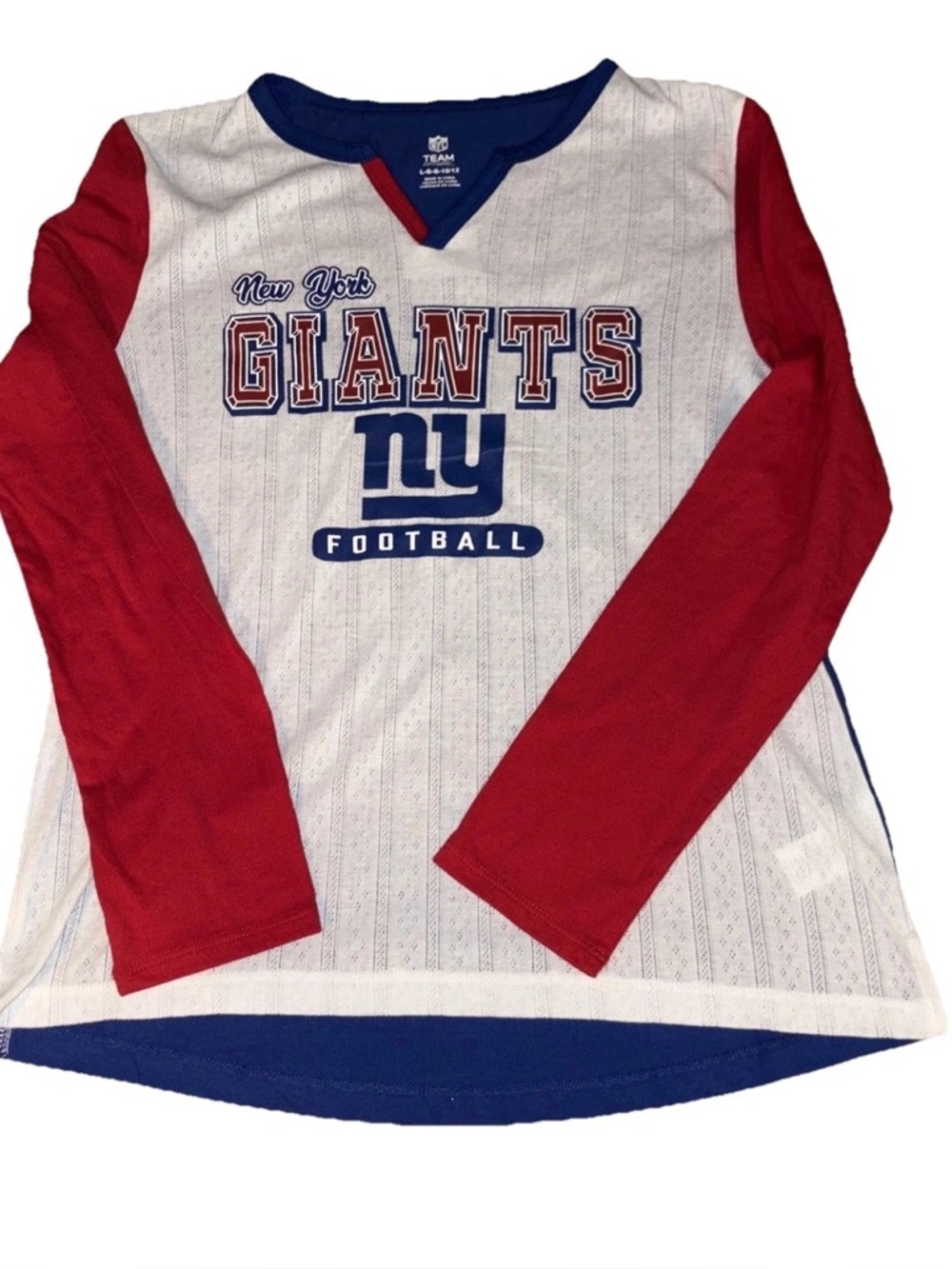 Girls New York Giants Team Apparel Girls Size L 10/12